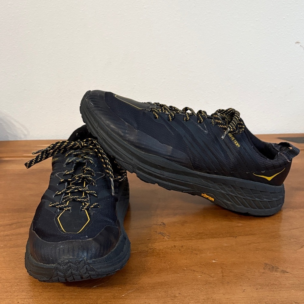 Hoka One One Speedgoat 4 GoreTex Anthracite Men's Trail Shoes Size  8.5